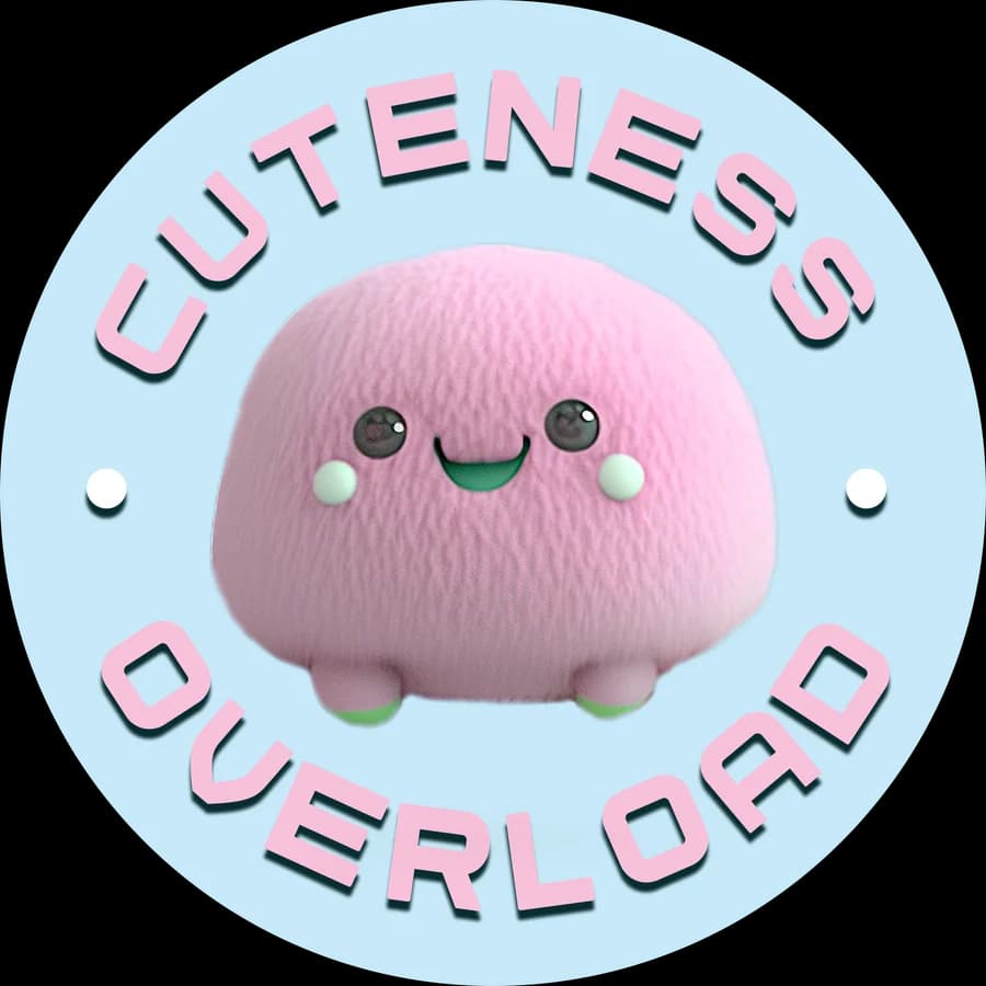 Pinky Cuteness Overload sticker
