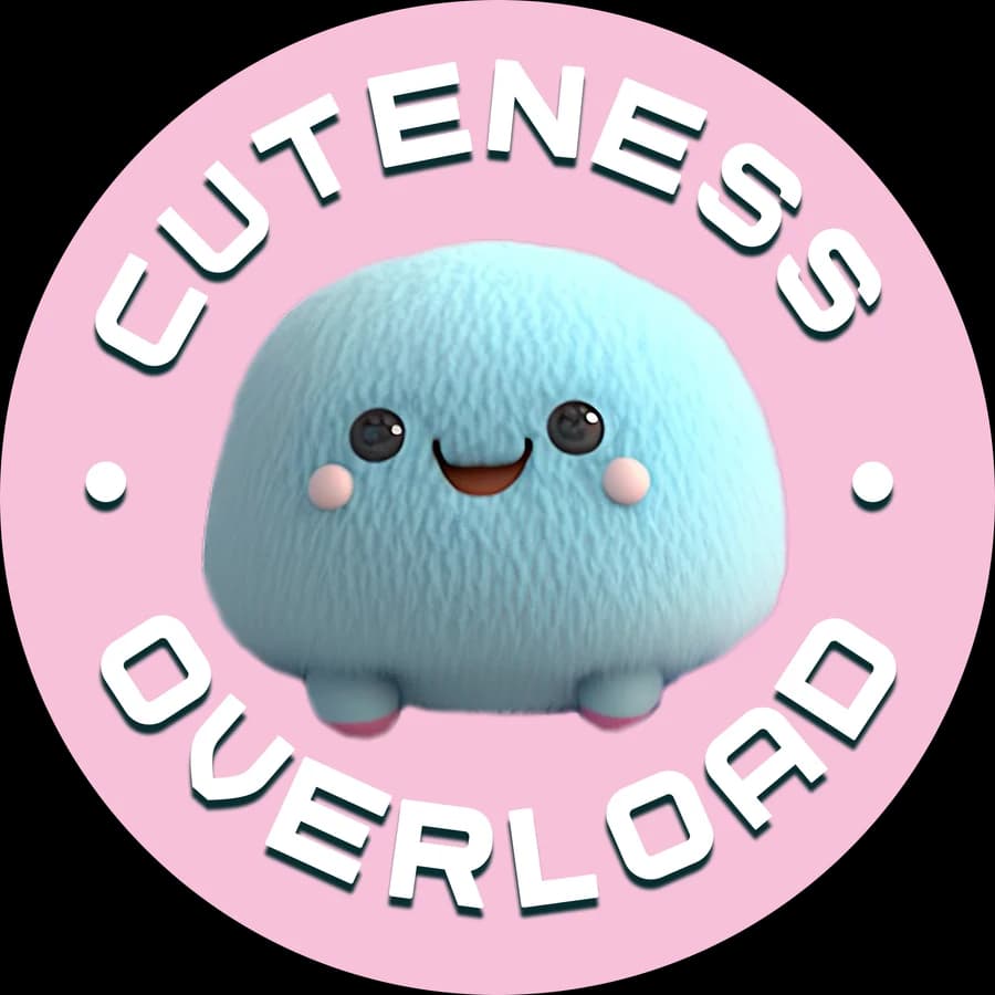 Winky Cuteness Overload (pink) sticker