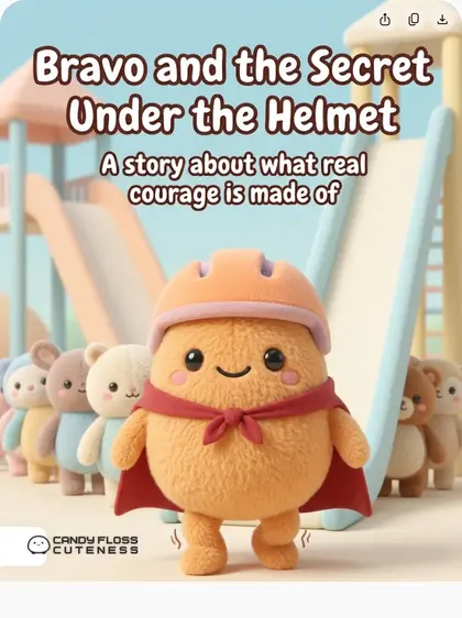 Bravo and the Secret Under the Helmet — book cover