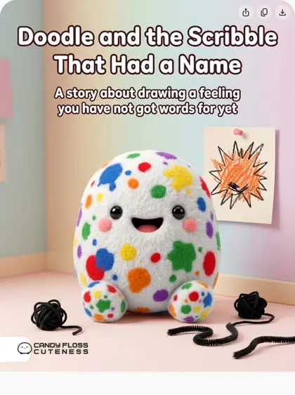 Doodle and the Scribble That Had a Name — book cover