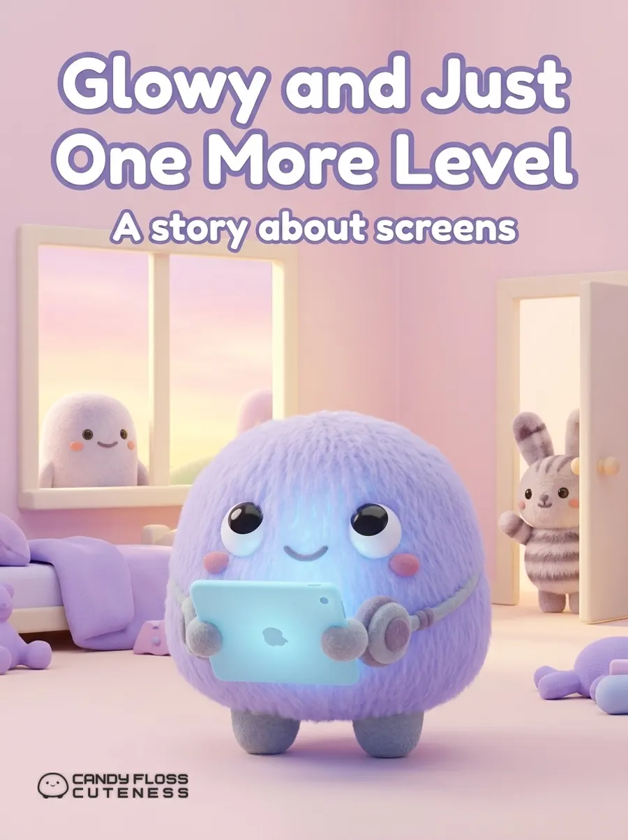 Glowy and Just One More Level — book cover