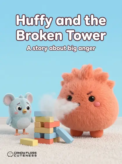 Huffy and the Broken Tower — book cover