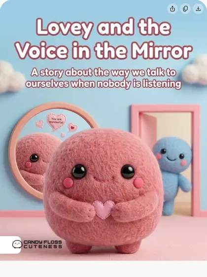 Lovey and the Voice in the Mirror — book cover