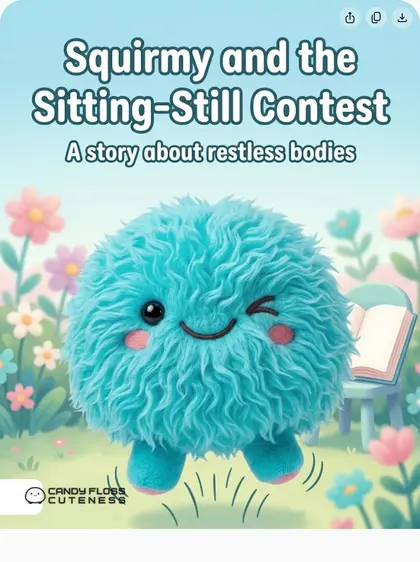 Squirmy and the Sitting-Still Contest — book cover